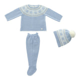 Conjunto Natale Azul Celeste