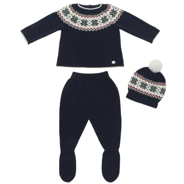 Conjunto Natale Azul Marino